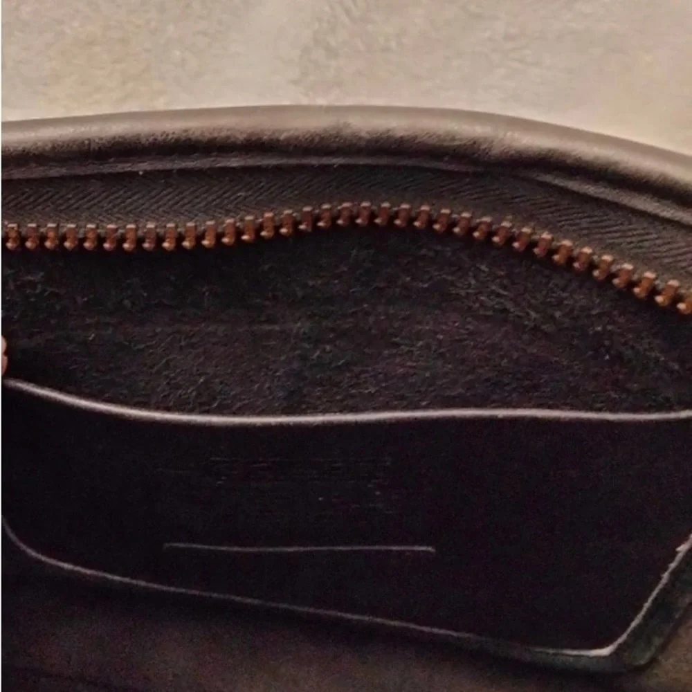 Coach leather brief case 13 x 11 x 3 inches